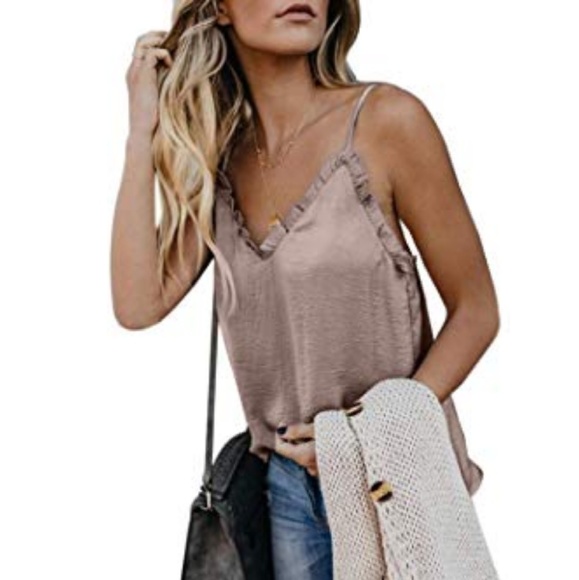 Boutique brand Tops - Arainio V-neck Ruffled Camisol